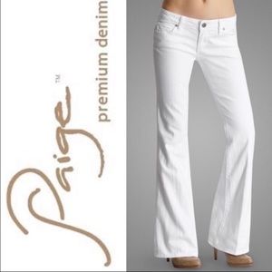 Paige premium denims white